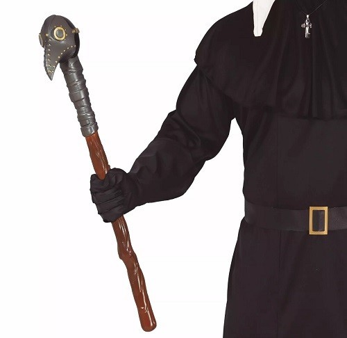 Plague doctor staff handheld - doctor,