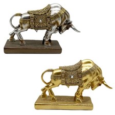 Bull Statue Sculpture Desktop