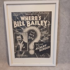 Antique Music Sheet Framed