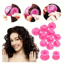 10pcs No-Heat Hair Curling