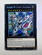 Number 99: Utopia Dragonar BROL-EN057 Secret Rare 1st Edition YuGiOh Card NM