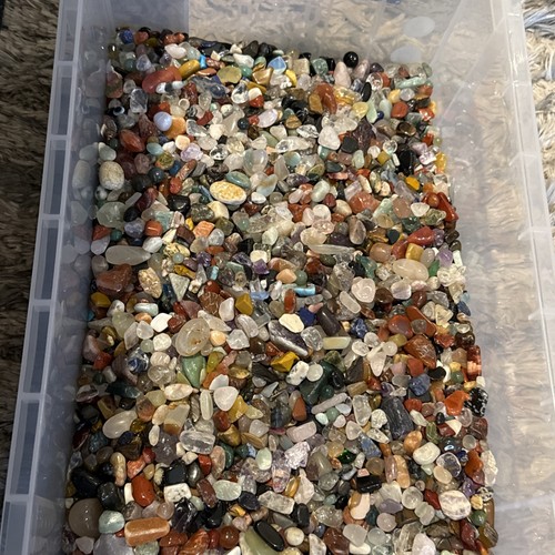 Assorted undrilled crystal - undrilled,