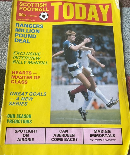 Scottish football today - scottish,