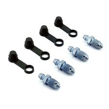 For BMW 130 135 2003-2013 4x Brake Caliper Bleed Nipples Screws (For Brembo)