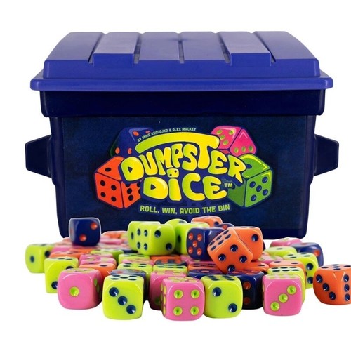 Dumpster dice colorful - dice,