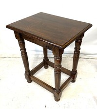 Antique Oak Joint Stool /