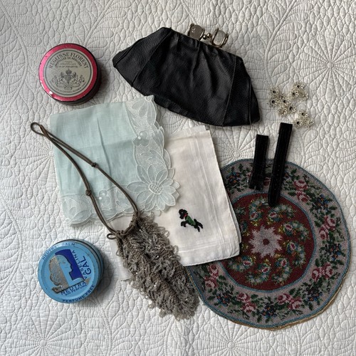Vintage antique lot leather - &,