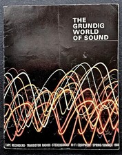 Vintage 'Grundig' Tape Machines & Audio Equipment Catalogue (1966)