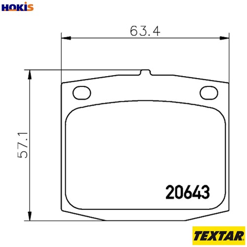Brake pad set disc - set,