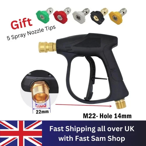 High pressure washer spray - high,