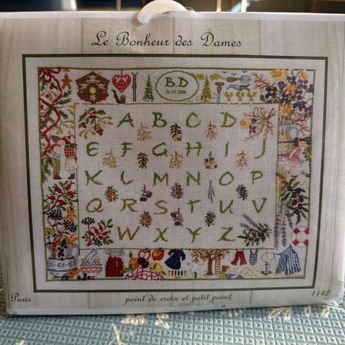 Cross stitch kit - stitch, abc