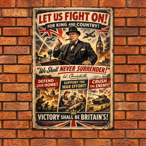 Churchill vintage aluminium - vintage,