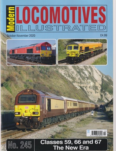 Modern locomotives illustrated - modern,