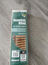 PVC Wood Print Venetian Blind Oak Effect