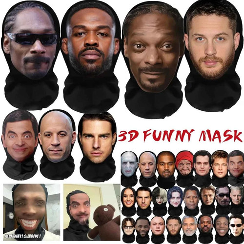 Realistic mask full face - realistic,