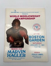 Marvin Hagler Vs Fully Obel Onsite Boxing Program 