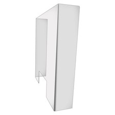 Bolero SneezeGuard Acrylic 750x700mm with Payment Serving Hatch
