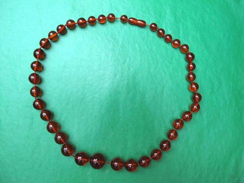 Vintage amber beads necklaces - beads,