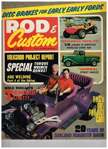Rod custom april 1968 - &, 1968-vw