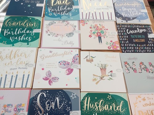 Square family cards - family,