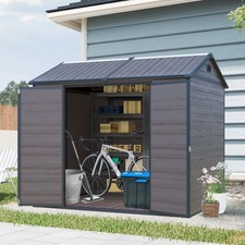 Storage Shed 8x6 ft Resin Tool