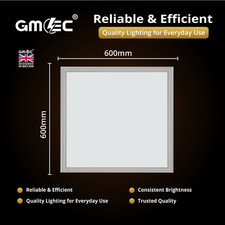 48W LED Recessed Ceiling LIGHT 600X600MM 6500K Flat PANEL Suspended Down LIGHT
