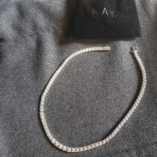 Diamond Tennis Necklace –