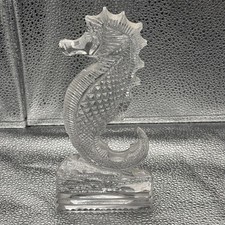 Vtg Waterford Crystal Seahorse