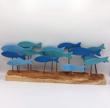 Shoal Of Fish Ornament "Blue &