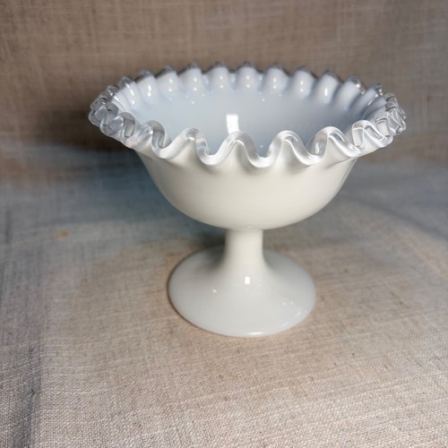 Fenton white milk glass - white,