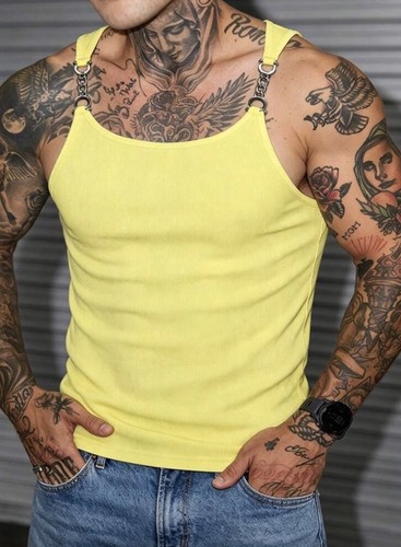 Mens lads slim fit yellow - mens,
