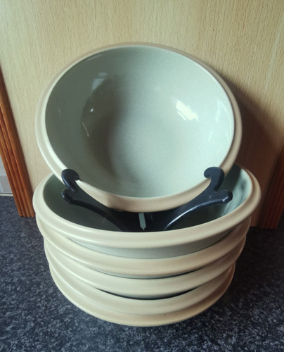 Stoneware side plates - stoneware,