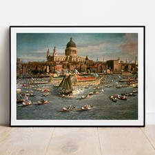 Art print London the Thames St