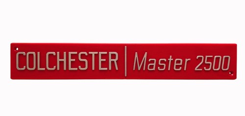 Colchester plastic master 2500 - plastic,