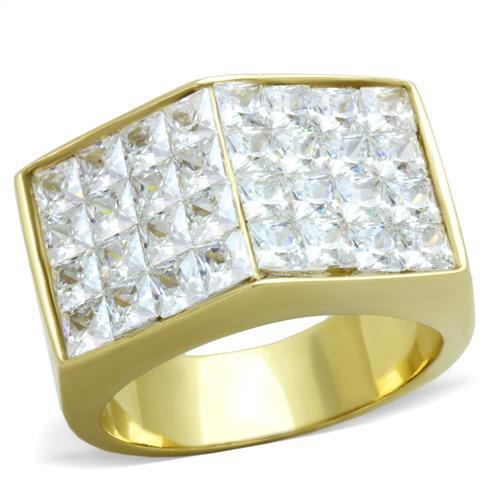 Mens gold ring - signet, pinky