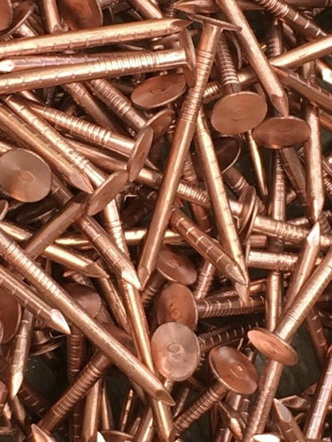 Copper clout nail slate - copper,