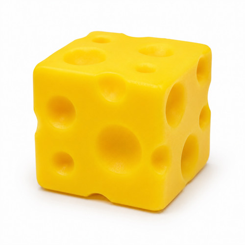 5cm cheese squishy toy - cheese, slow