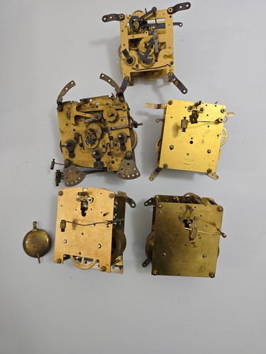 Vintage clock movements job - clock,