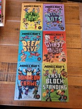 Complete Set Official Minecraft Woodsword Chronicles X 6 Books. Great Condition!