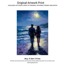 Romantic Beach Couple | Print