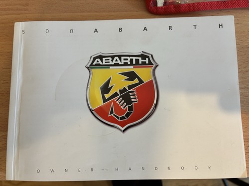 Fiat abarth 500 handbook - abarth, and