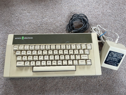Acorn electron computer with - computer,,