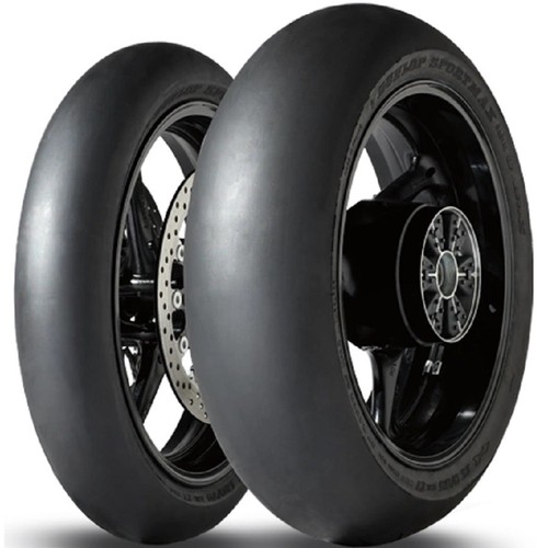 Race slick tyres - slick, dunlop
