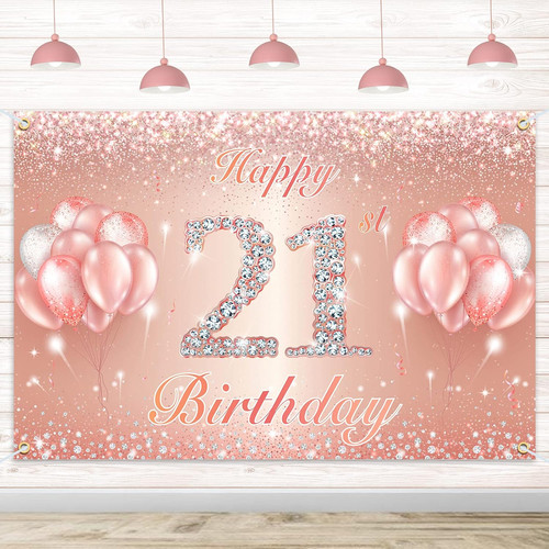 Happy 21st birthday banner - happy,