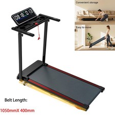 Portable Treadmill Handle Incline Walking Pad Machine Home Office Bluetooth& APP