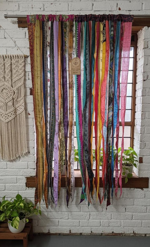 Handmade silk sari - 2,