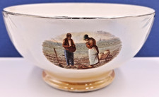 Vintage French Demi Porcelain Café au Lait Coffee Bowl The Angelus  A1946