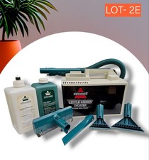 Lot 2E Bissell Little Green Clean Machine Vintage curtain Carpet Window Cleaner