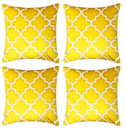 Yellow cushion covers - cushion, pack