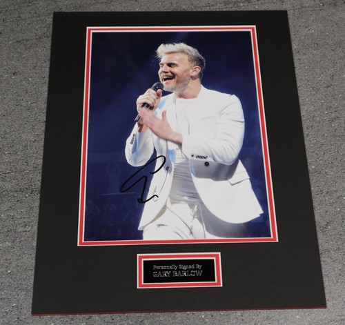 Gary barlow hand signed - barlow,